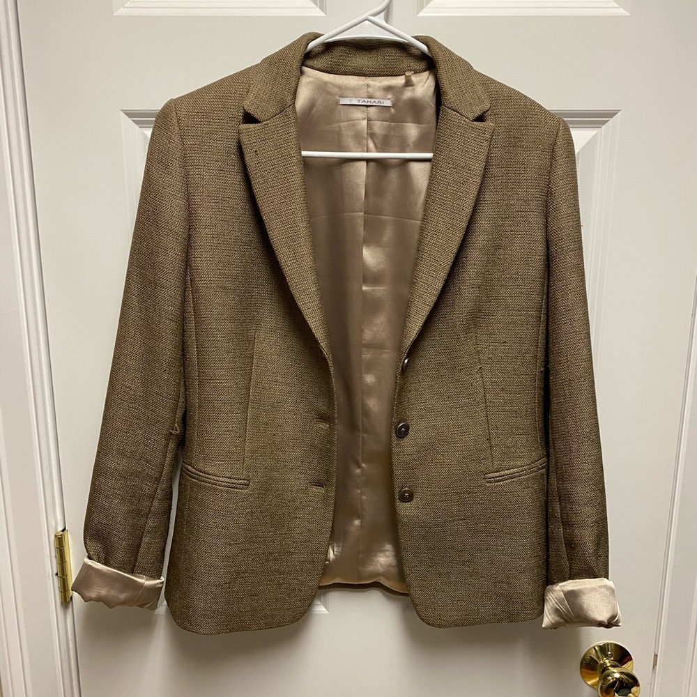 Tahari Bronze suit jacket